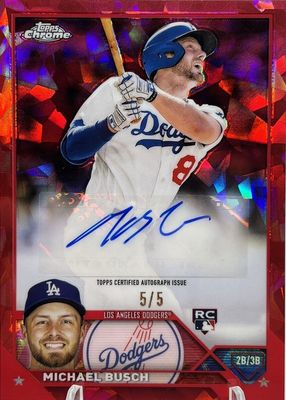 2023 Topps Chrome Update Sapphire Edition #USA-MB Autographs - Red /5