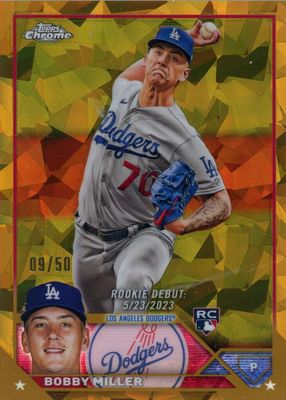 2023 Topps Chrome Update Sapphire Edition #USCS40 Rookie Debut - Gold /50