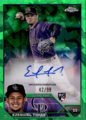 2023 Topps Chrome Update Sapphire Edition #USA-ET Autographs - Green /99