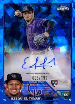 2023 Topps Chrome Update Sapphire Edition #USA-ET Autographs /199