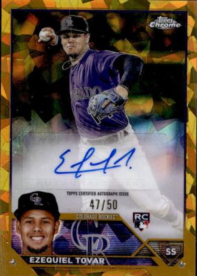 2023 Topps Chrome Update Sapphire Edition #USA-ET Autographs - Gold /50