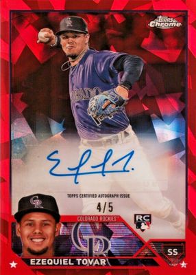 2023 Topps Chrome Update Sapphire Edition #USA-ET Autographs - Red /5