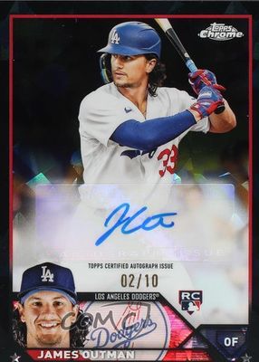 2023 Topps Chrome Update Sapphire Edition #USA-JJ Autographs - Black /10