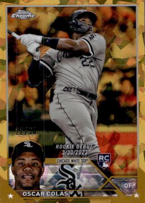 2023 Topps Chrome Update Sapphire Edition #USCS205 Rookie Debut - Gold /50