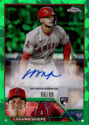 2023 Topps Chrome Update Sapphire Edition #USA-LO Autographs - Green /99