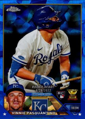 2023 Topps Chrome Update Sapphire Edition #USCS110 Rookie Debut