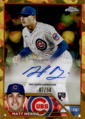 2023 Topps Chrome Update Sapphire Edition #USA-MME Autographs - Gold /50