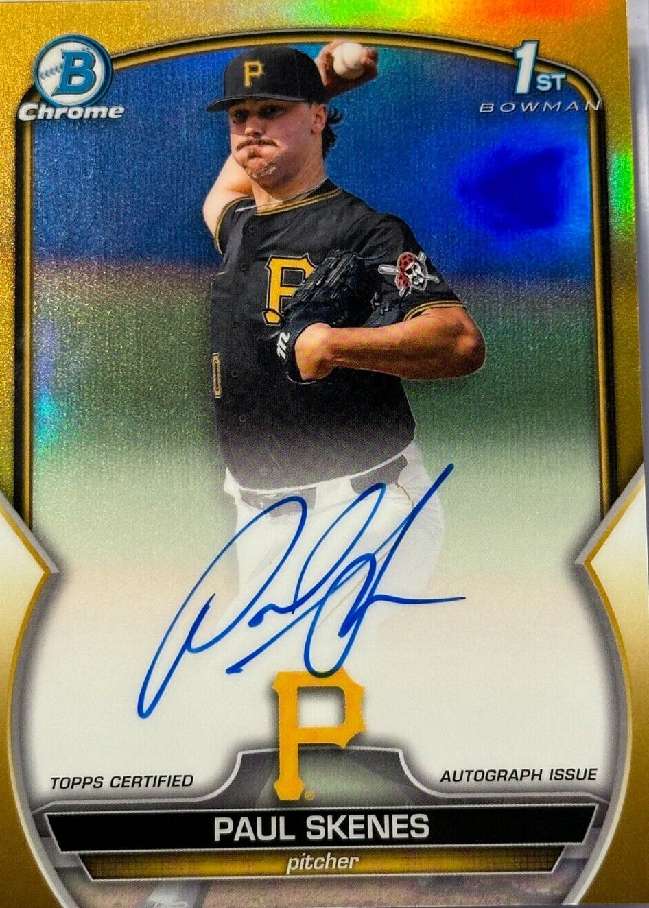 直筆サイン】スキーンズ 2023 Bowman Draft skenes