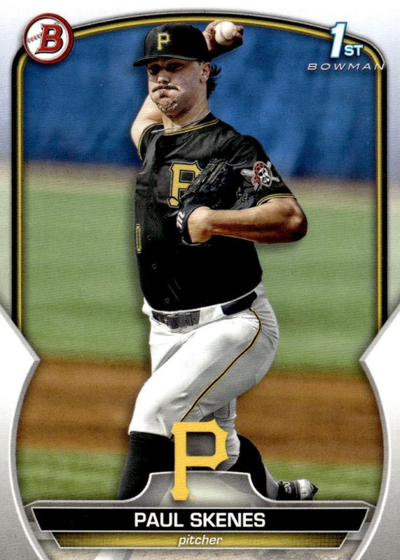 Paul Skenes 2023 Bowman Draft #BD-14 Base (1st) RAW