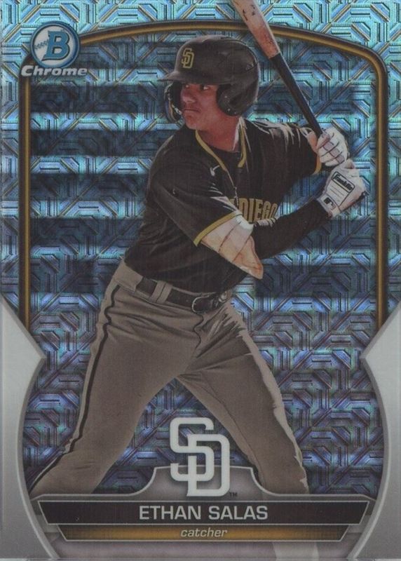 Ethan Salas 2023 Bowman Draft #BDC-1 Chrome - Japan Refractor PSA 10