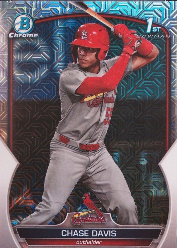 Chase Davis 2023 Bowman Draft #BDC-48 Chrome - Japan Refractor (1st) PSA 10