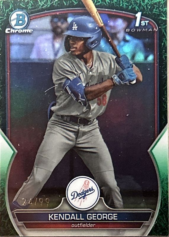 Kendall George 2023 Bowman Draft Chrome #BDC-190 Price Guide - Sports Card  Investor