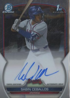 2023 Bowman Draft #CDA-SC Chrome Prospect Auto (1st)