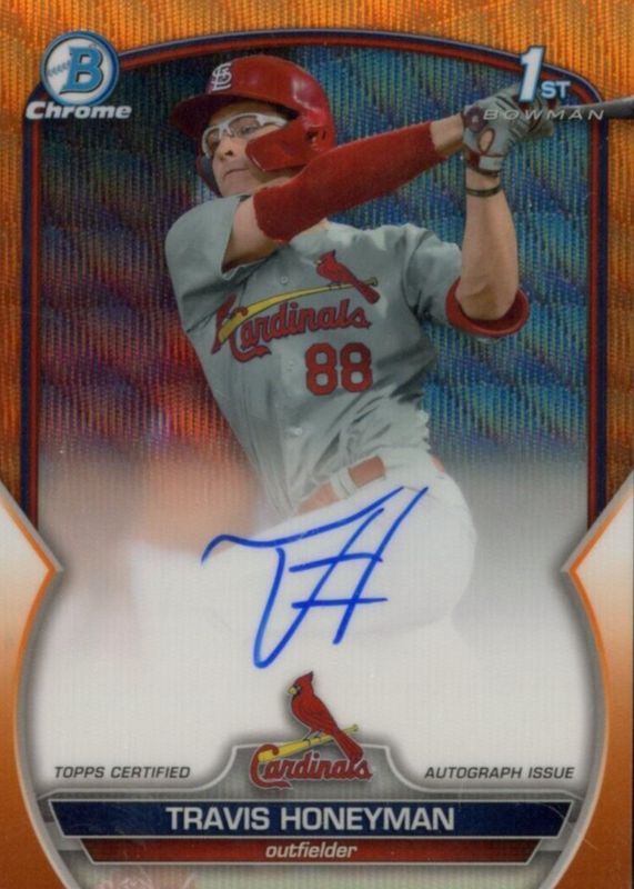 2023 Bowman Draft #CDA-TH Chrome DP Auto - Orange Wave Refractor /25 (1st)