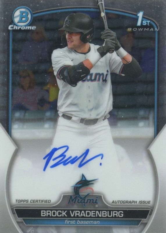 2023 Bowman Draft #CDA-BV Chrome Prospect Auto (1st)