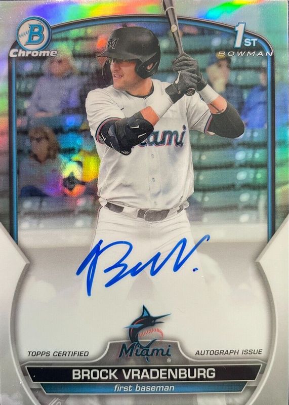 2023 Bowman Draft #CDA-BV Chrome Prospect Auto - Refractor /499 (1st)
