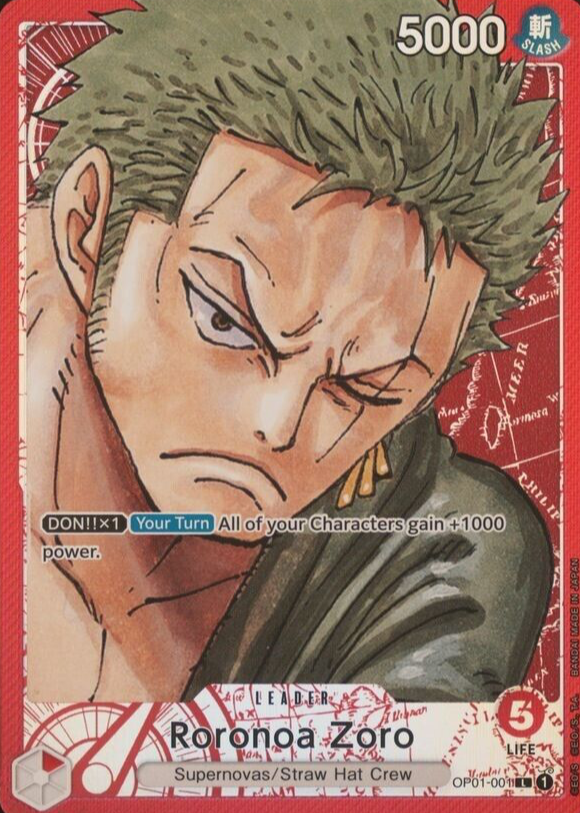 2022 one piece Japanese Roronoa deals Zoro Romance dawn PSA 10 GEM MINT Slab