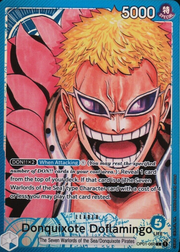 Donquixote Doflamingo 2022 Romance Dawn #OP01-060 Leader
