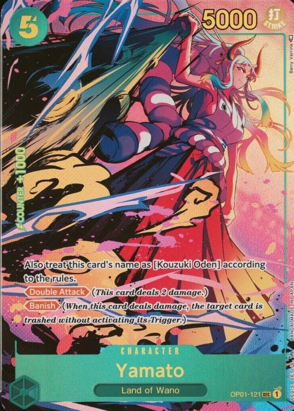 2022 Romance Dawn #OP01-121 Secret Rare (Alternate Art)