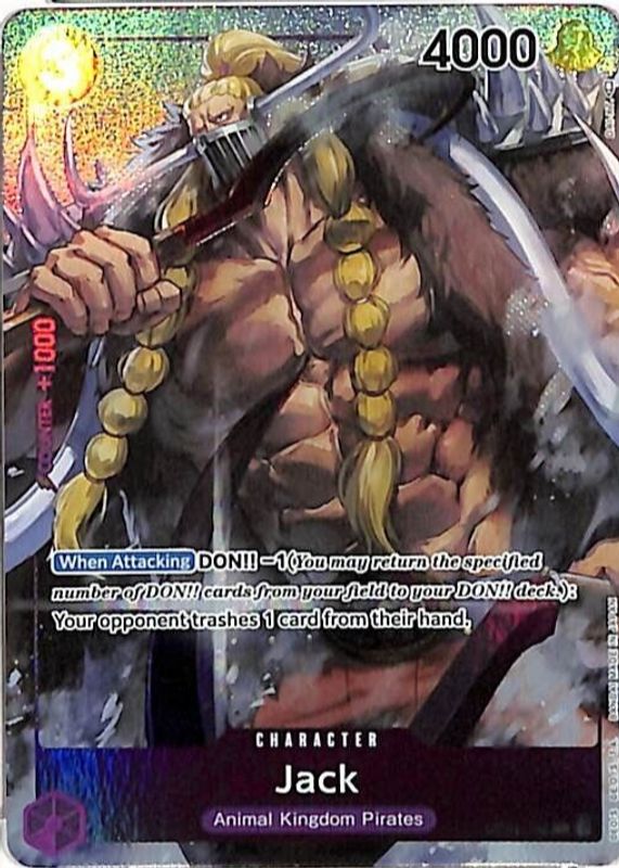 Jack 2022 Romance Dawn #OP01-102 Rare (Alternate Art) RAW TCG (NEAR MINT)