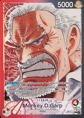 Monkey D. Garp 2023 Paramount War #OP02-002 Leader