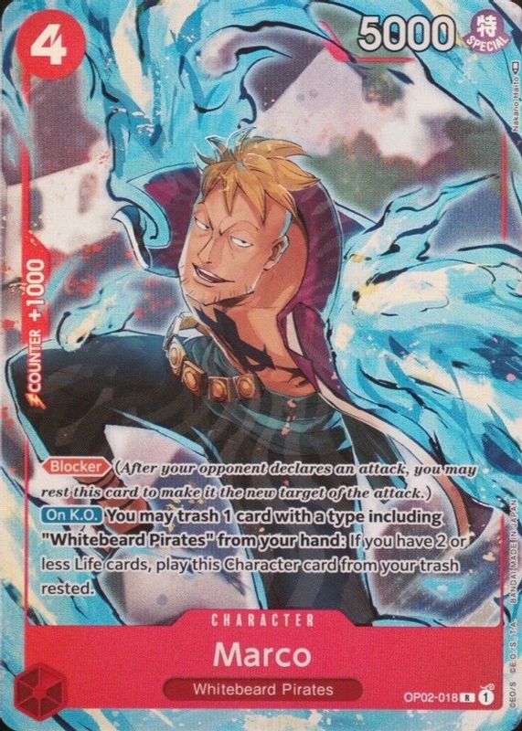 Marco 2023 Paramount War #OP02-018 Rare (Alternate Art) SGC 9