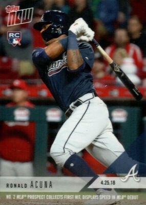 2018 Topps Now #125 MLB Debut (Print Run: 11,131)