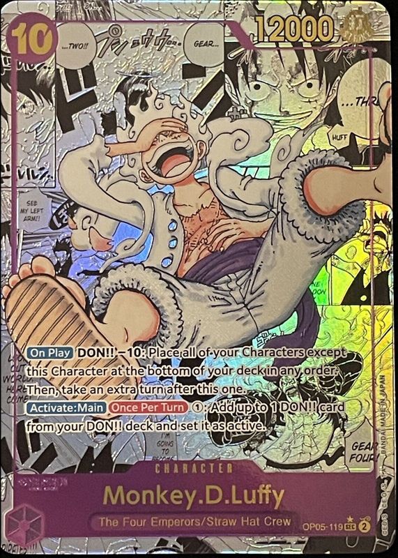 Monkey.D.Luffy 2023 Awakening of the New Era #OP05-119 Secret Rare 