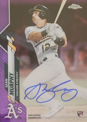 2020 Topps Chrome #RA-SM Rookie Auto - Purple Refractor /250