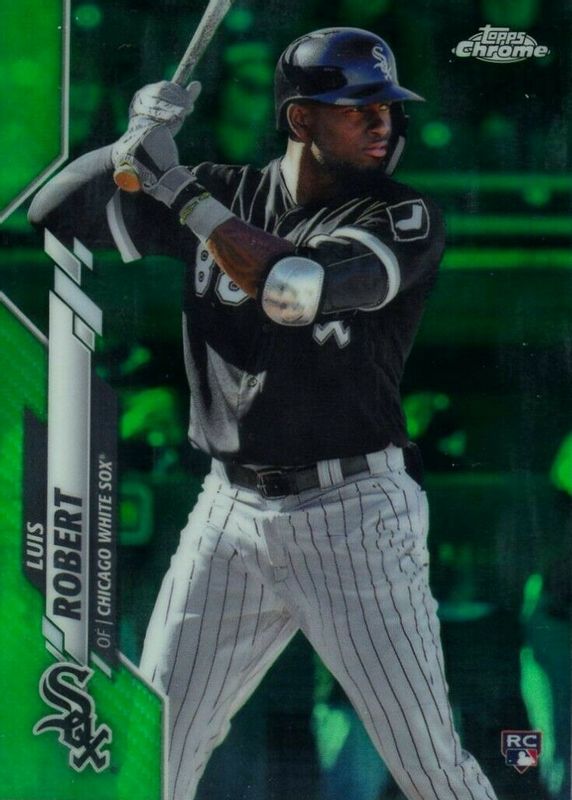 Luis Robert Jr. 2020 Topps Chrome #60 Green Refractor /99 Rookie RAW