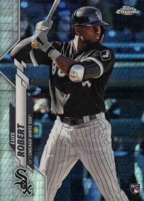Luis Robert Jr. 2020 Topps Chrome #60 Negative Refractor