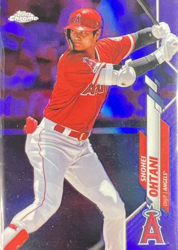 Shohei Ohtani 2020 Topps Chrome #21 Purple Refractor /299 SGC 9.5