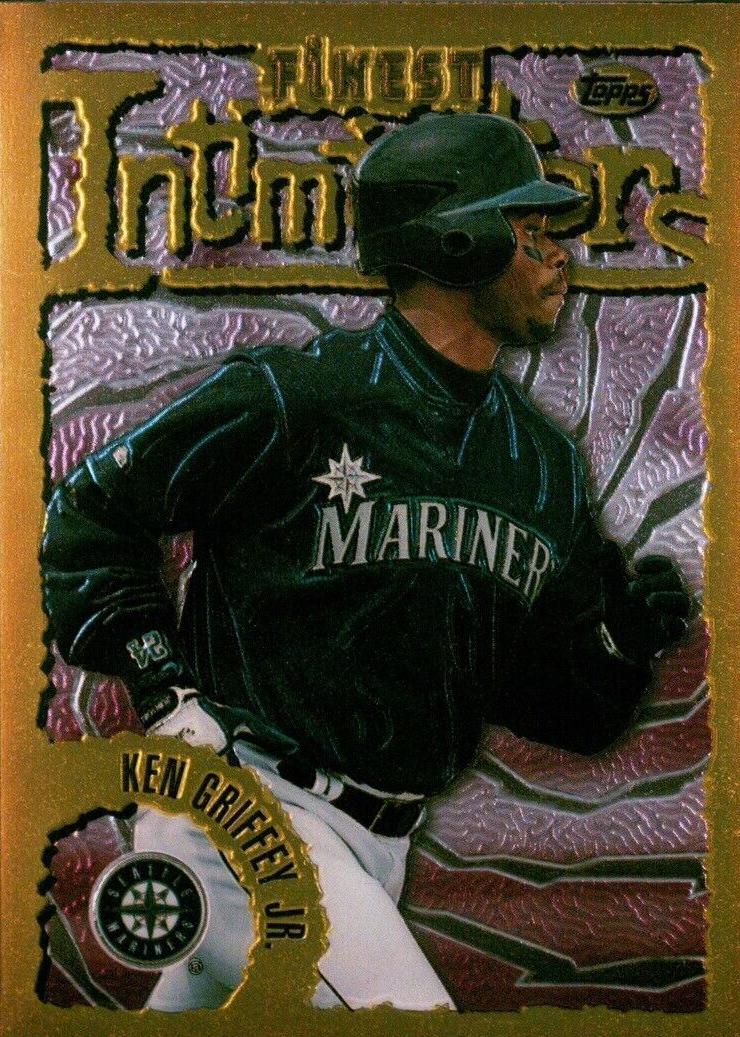 Ken Griffey Jr. 1996 Topps Finest w/ Coating #135 Card