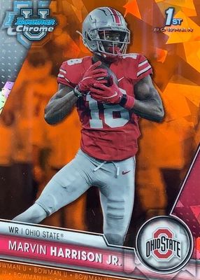 2023 Bowman Chrome University Sapphire Edition #100 Orange /25 (1st)