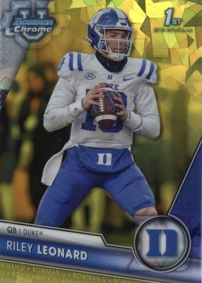 2023 Bowman Chrome University Sapphire Edition #6 Yellow /75 (1st)