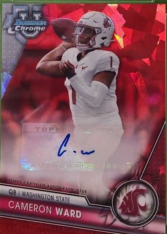 2023 Bowman Chrome University Sapphire Edition #PA-CWA Prospect Auto - Red /5