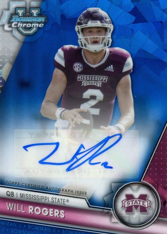 2023 Bowman Chrome University Sapphire Edition #PA-ROG Prospect Auto