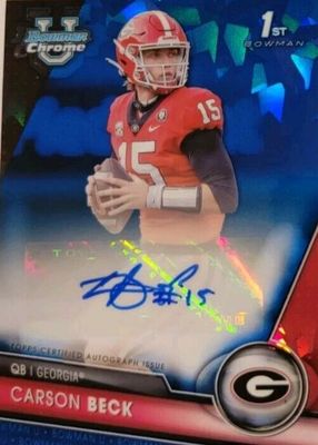 2023 Bowman Chrome University Sapphire Edition #PA-CBE Prospect Auto (1st)