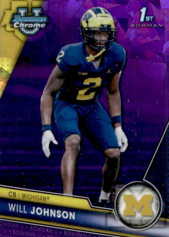 2023 Bowman Chrome University Sapphire Edition #157 Purple /10 (1st)