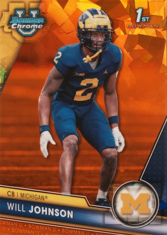 2023 Bowman Chrome University Sapphire Edition #157 Orange /25 (1st)