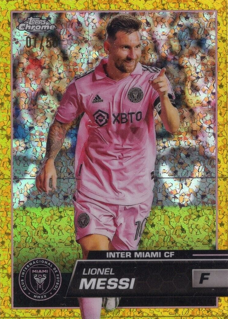 Lionel Messi 2023 Topps Chrome MLS Major League Soccer #58