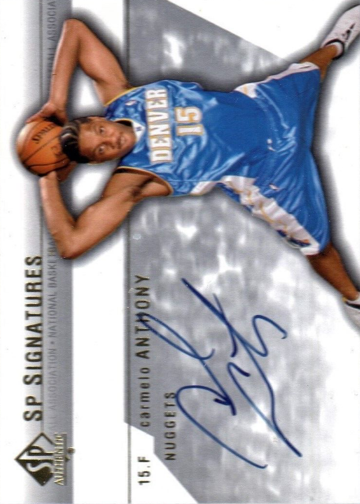 Carmelo Anthony 2003 SP Authentic #CY-A SP Signatures Price