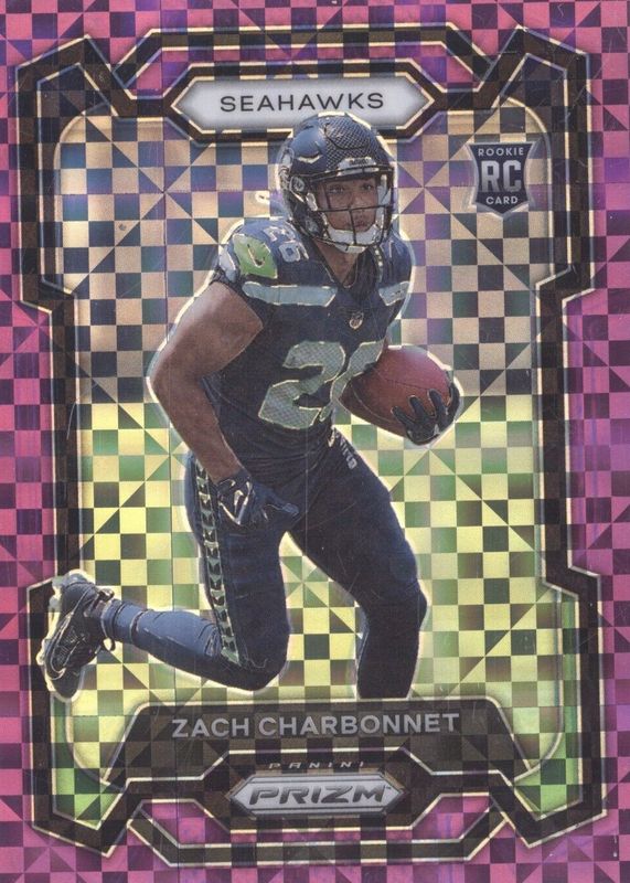 Zach Charbonnet 2023 Prizm #392 Purple Power /49 Rookie BGS 9.5