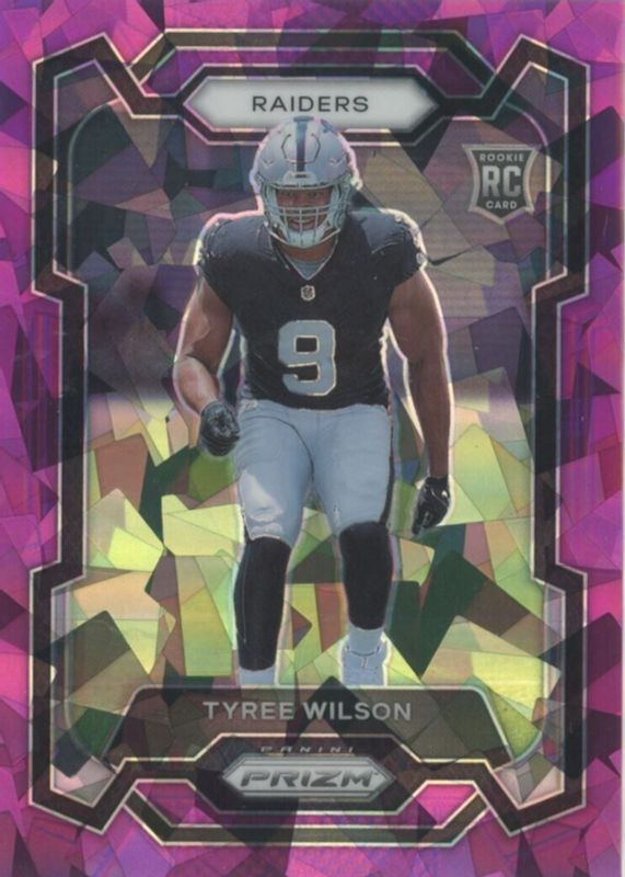 Tyree Wilson 2023 Prizm #363 Purple Ice /225 Rookie PSA 10