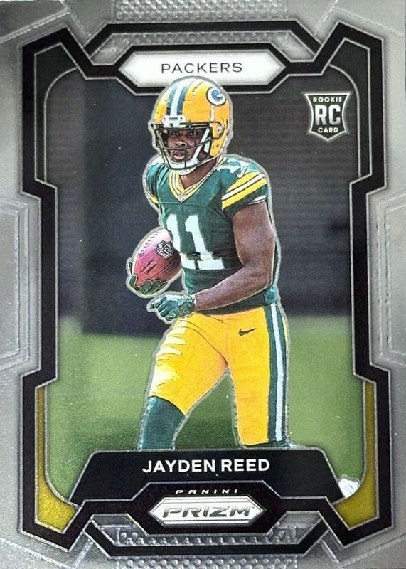 Jayden Reed 2023 Prizm #334 Base Rookie RAW