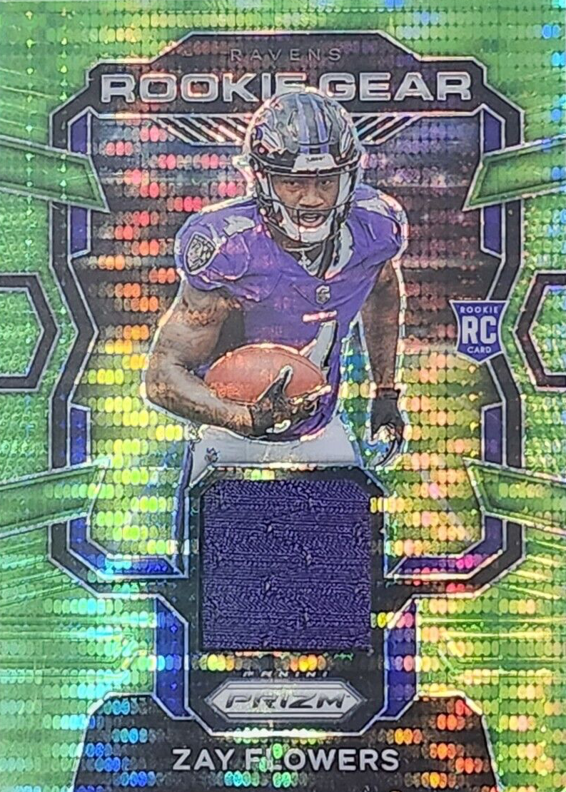 Zay Flowers 2023 Prizm #RG-ZF Rookie Gear - Sports Card Investor