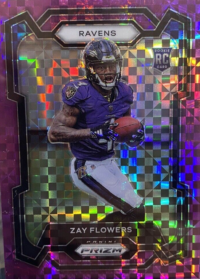 Zay Flowers 2023 Prizm #307 Purple Power /49 Price Guide - Sports