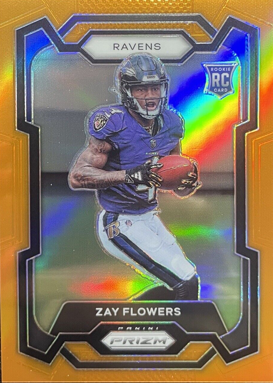 Zay Flowers 2023 Prizm #307 Orange /249 Price Guide - Sports