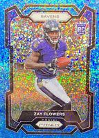 Y5♡ Zay Flowers 2023 Panini Prizm #307 Lazer Prizm PSA10 | eBay