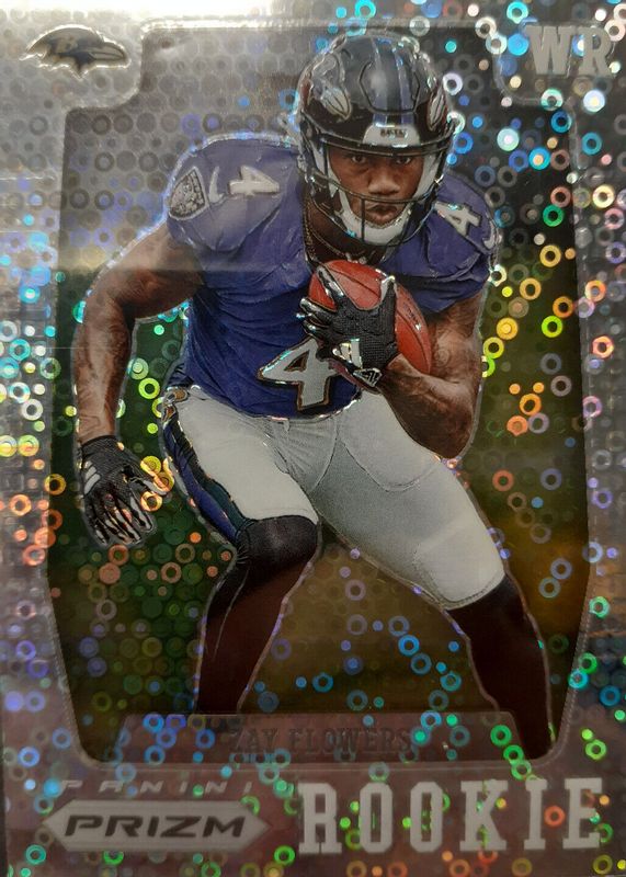 Zay Flowers 2023 Prizm #PFR-10 Prizm Flashback Rookies - No Huddle Rookie RAW